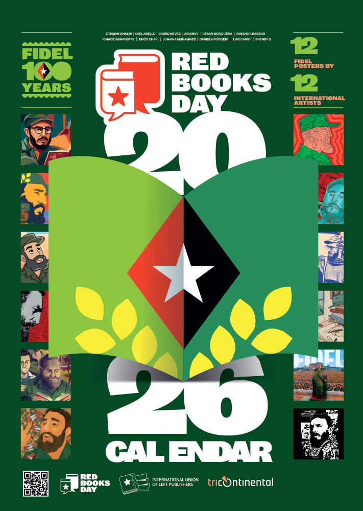 Promotional image of the Red Books Day 2025 Calendar