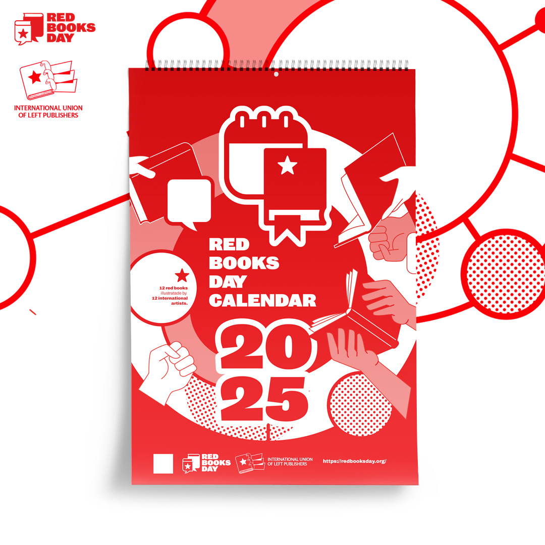 Promotional image of the Red Books Day 2025 Calendar